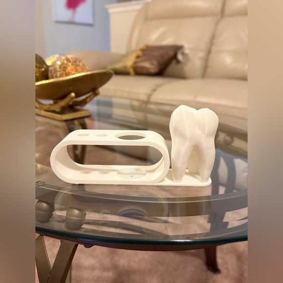 3D Printed Toothpaste & Brush Holder. - Picture 7 of 9